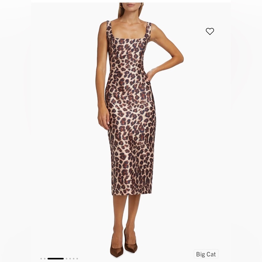 Sachin & Babi
Cressida Animal Print Midi-Dress size 4 NWT